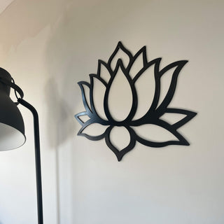 Metal Wall Art Lotus Plant