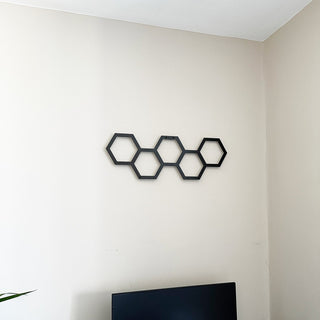 Honeycomb Metal Wall Art - Metal Signs